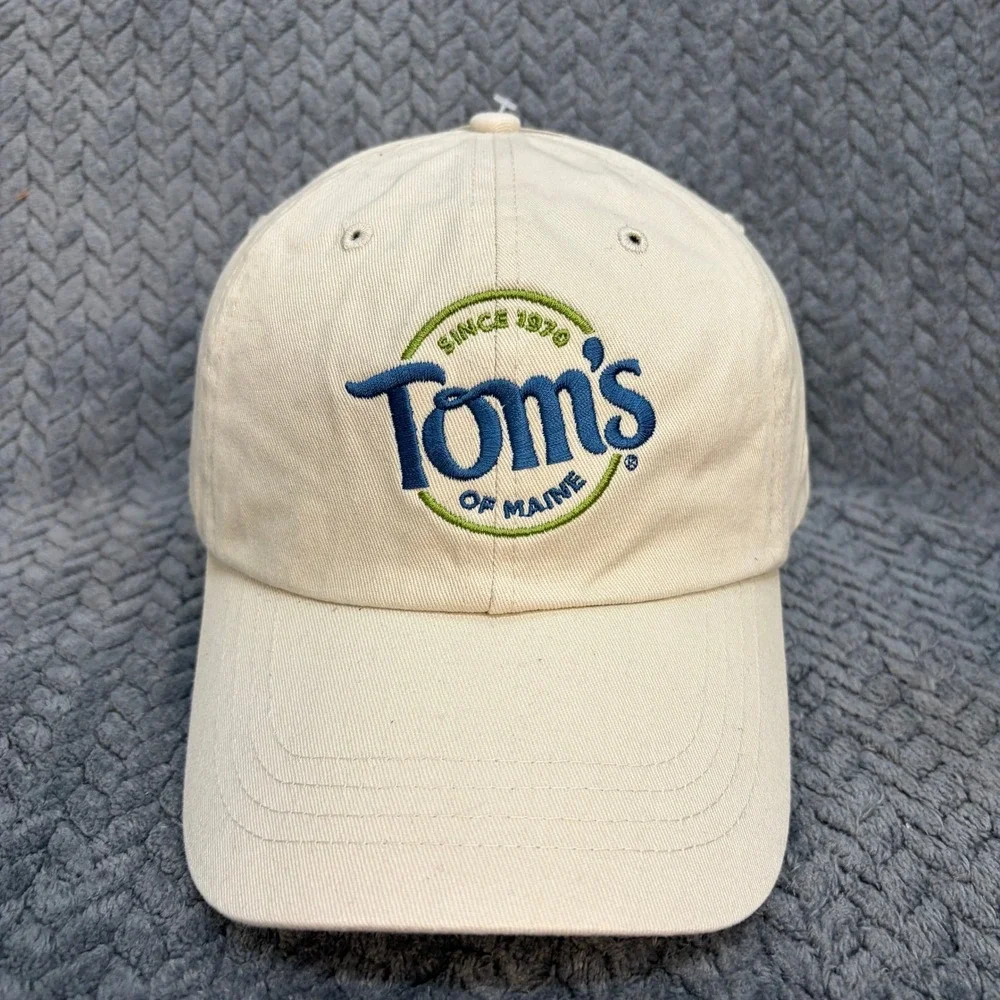 Toms of Maine Organic Cotton Baseball Hat Cream Beige One North America Cactus